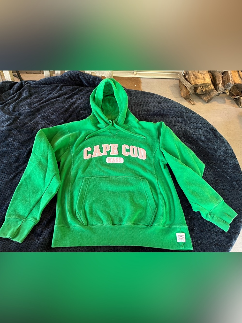 Cape Cod Green Hooded Sweatshirt